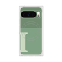 Premium Square Case with Pixelsnap［ Original - initial two tone - I green ］