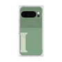 Premium Square Case with Pixelsnap［ Original - initial two tone - I green ］