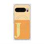 Premium Square Case with Pixelsnap［ Original - initial two tone - J orange ］