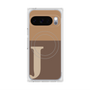Premium Square Case with Pixelsnap［ Original - initial two tone - J brown ］