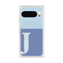 Premium Square Case with Pixelsnap［ Original - initial two tone - J blue ］