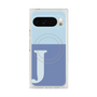 Premium Square Case with Pixelsnap［ Original - initial two tone - J blue ］