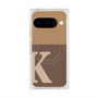 Premium Square Case with Pixelsnap［ Original - initial two tone - K brown ］