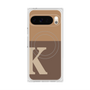 Premium Square Case with Pixelsnap［ Original - initial two tone - K brown ］
