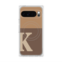 Premium Square Case with Pixelsnap［ Original - initial two tone - K brown ］