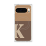 Premium Square Case with Pixelsnap［ Original - initial two tone - K brown ］