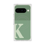 Premium Square Case with Pixelsnap［ Original - initial two tone - K green ］