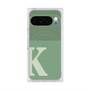 Premium Square Case with Pixelsnap［ Original - initial two tone - K green ］