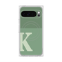 Premium Square Case with Pixelsnap［ Original - initial two tone - K green ］
