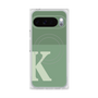 Premium Square Case with Pixelsnap［ Original - initial two tone - K green ］