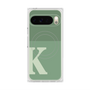 Premium Square Case with Pixelsnap［ Original - initial two tone - K green ］