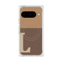 Premium Square Case with Pixelsnap［ Original - initial two tone - L brown ］