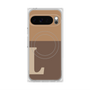 Premium Square Case with Pixelsnap［ Original - initial two tone - L brown ］