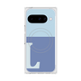 Premium Square Case with Pixelsnap［ Original - initial two tone - L blue ］