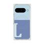 Premium Square Case with Pixelsnap［ Original - initial two tone - L blue ］