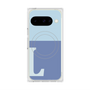 Premium Square Case with Pixelsnap［ Original - initial two tone - L blue ］