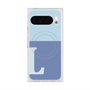 Premium Square Case with Pixelsnap［ Original - initial two tone - L blue ］