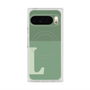 Premium Square Case with Pixelsnap［ Original - initial two tone - L green ］