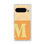 Premium Square Case with Pixelsnap［ Original - initial two tone - M orange ］