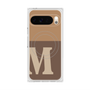 Premium Square Case with Pixelsnap［ Original - initial two tone - M brown ］