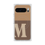 Premium Square Case with Pixelsnap［ Original - initial two tone - M brown ］
