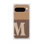 Premium Square Case with Pixelsnap［ Original - initial two tone - M brown ］