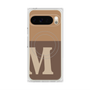 Premium Square Case with Pixelsnap［ Original - initial two tone - M brown ］