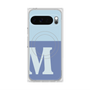 Premium Square Case with Pixelsnap［ Original - initial two tone - M blue ］