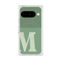Premium Square Case with Pixelsnap［ Original - initial two tone - M green ］