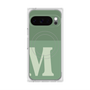Premium Square Case with Pixelsnap［ Original - initial two tone - M green ］