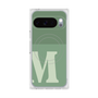 Premium Square Case with Pixelsnap［ Original - initial two tone - M green ］