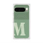 Premium Square Case with Pixelsnap［ Original - initial two tone - M green ］