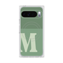 Premium Square Case with Pixelsnap［ Original - initial two tone - M green ］