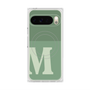 Premium Square Case with Pixelsnap［ Original - initial two tone - M green ］