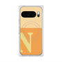Premium Square Case with Pixelsnap［ Original - initial two tone - N orange ］