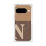 Premium Square Case with Pixelsnap［ Original - initial two tone - N brown ］
