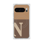 Premium Square Case with Pixelsnap［ Original - initial two tone - N brown ］