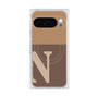 Premium Square Case with Pixelsnap［ Original - initial two tone - N brown ］