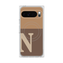 Premium Square Case with Pixelsnap［ Original - initial two tone - N brown ］