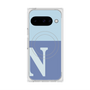 Premium Square Case with Pixelsnap［ Original - initial two tone - N blue ］