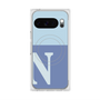 Premium Square Case with Pixelsnap［ Original - initial two tone - N blue ］