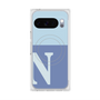 Premium Square Case with Pixelsnap［ Original - initial two tone - N blue ］