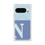 Premium Square Case with Pixelsnap［ Original - initial two tone - N blue ］