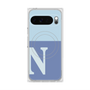 Premium Square Case with Pixelsnap［ Original - initial two tone - N blue ］