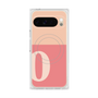 Premium Square Case with Pixelsnap［ Original - initial two tone - O pink ］