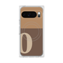 Premium Square Case with Pixelsnap［ Original - initial two tone - O brown ］