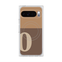 Premium Square Case with Pixelsnap［ Original - initial two tone - O brown ］