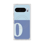 Premium Square Case with Pixelsnap［ Original - initial two tone - O blue ］