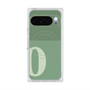 Premium Square Case with Pixelsnap［ Original - initial two tone - O green ］
