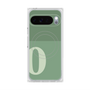 Premium Square Case with Pixelsnap［ Original - initial two tone - O green ］